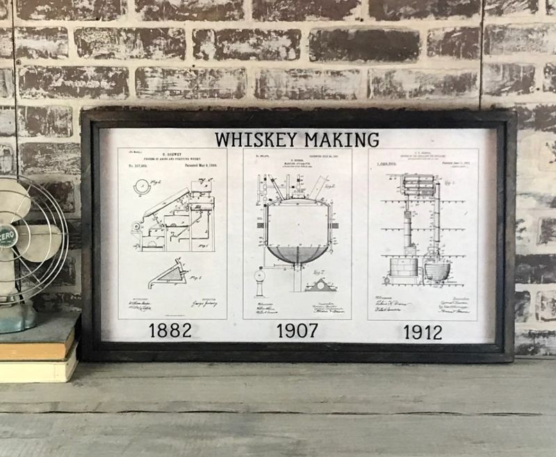 Whiskey Making Patent Trio