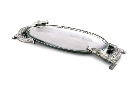 Alligator Centerpiece Tray