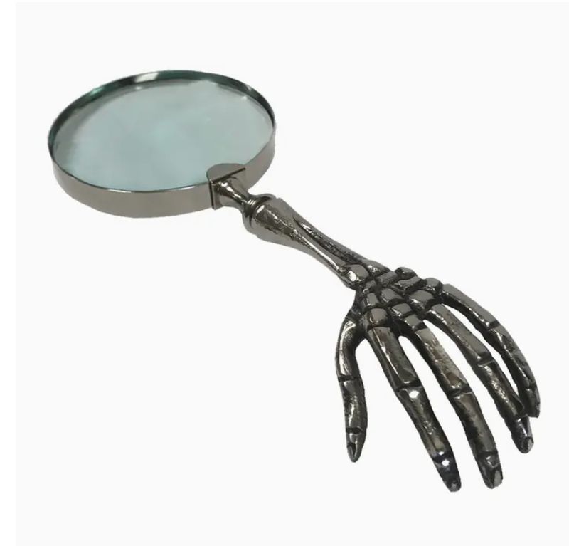 Skeleton Hand Magnifying Glass