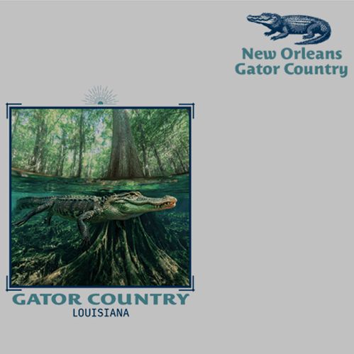 Atlas Alligator Tee, Color: Artic, Size: Small