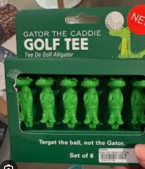 Gator The Caddie Golf Tee