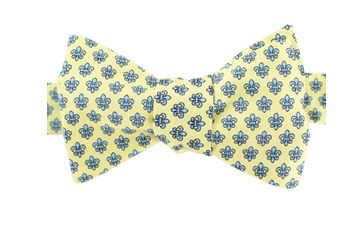 Fleur de Lis Bow Tie, Color: King Cake Yellow