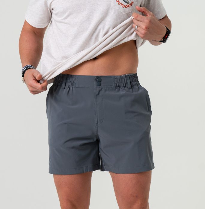 Everyday Shorts 5.5", Color: River Rock, Size: Small