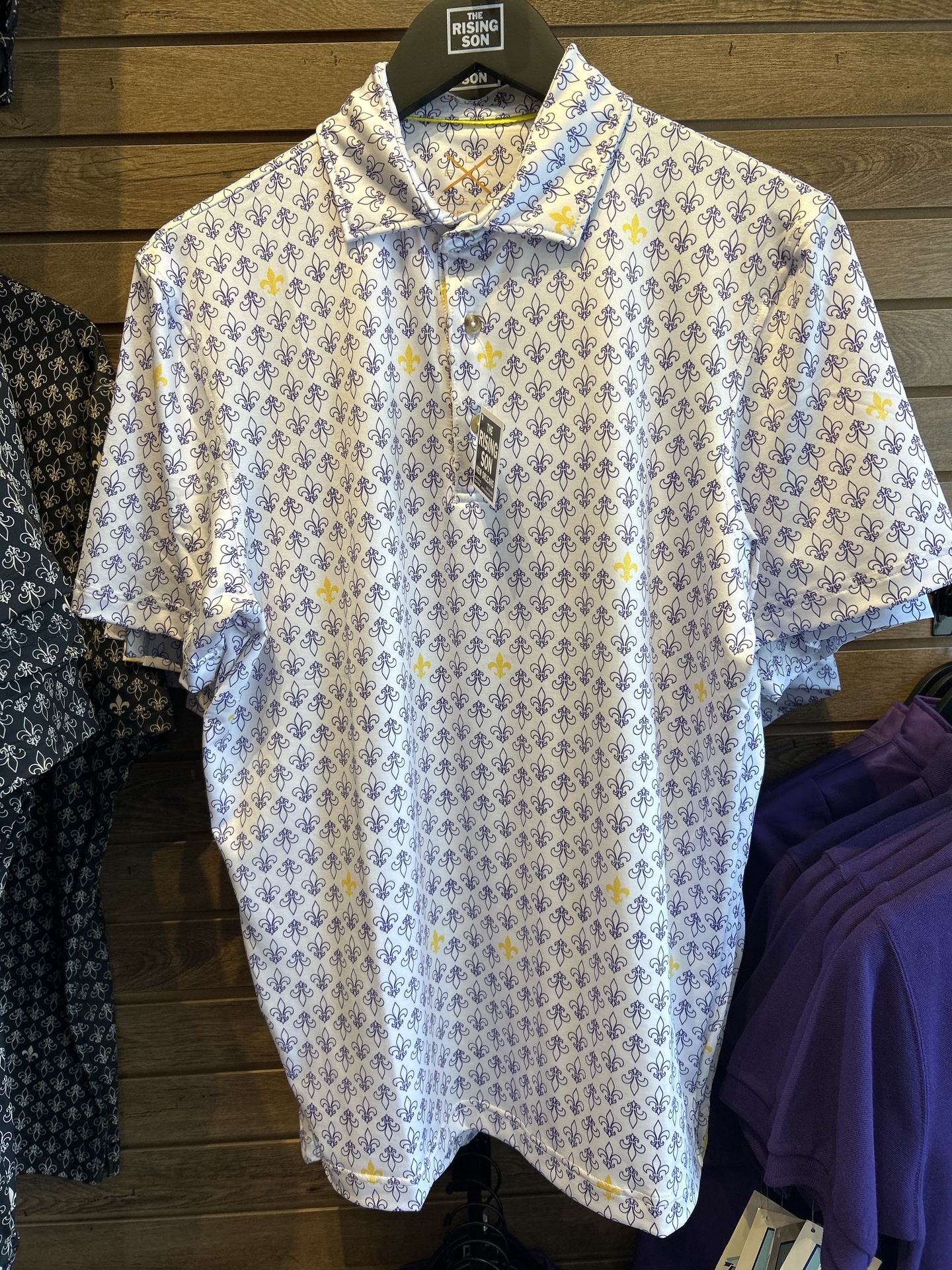 FDL White and Purple Polo