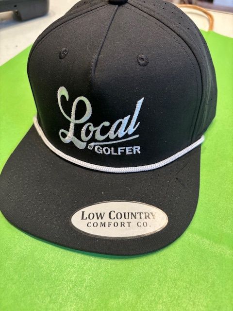 Local Golfer Cap, Color: Blk/Wht