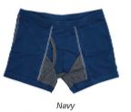 The Woody Boxer Brief, Color: Grey/Navy, Size: Small