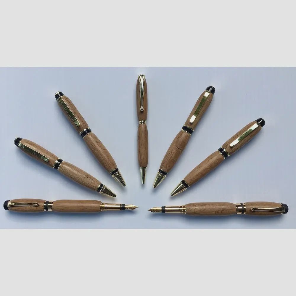 Audubon Park Oak Slim Pen, Color: Gold Trim