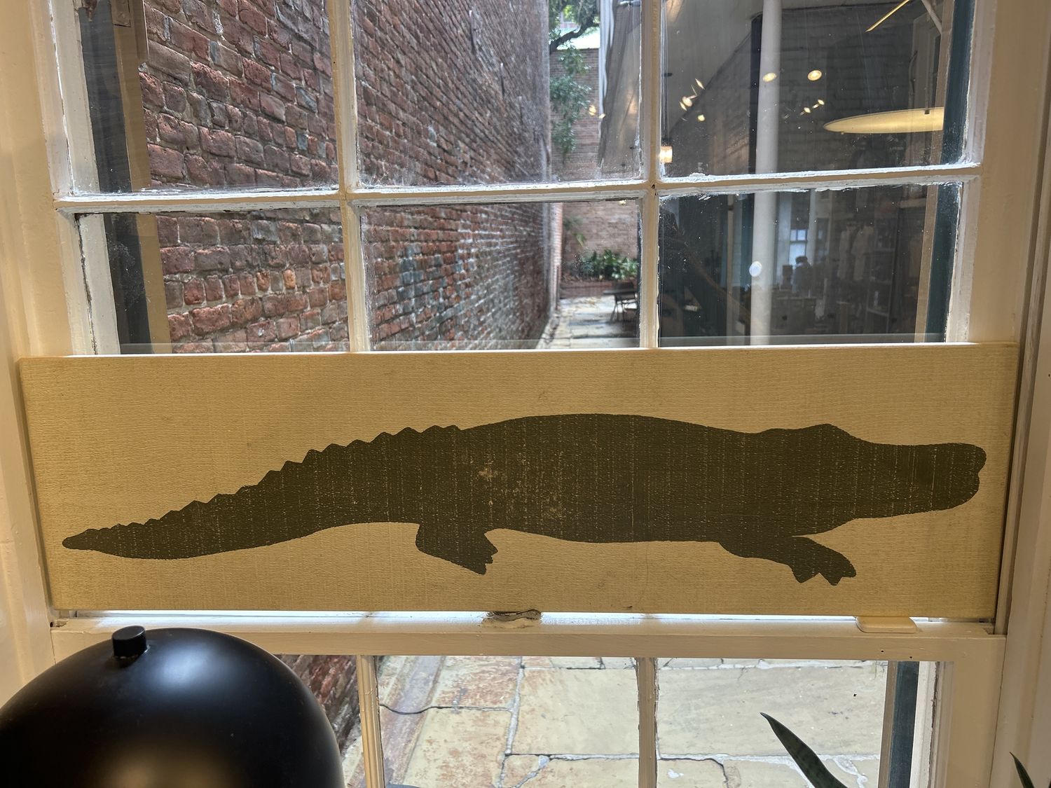 Alligator Wood Sign 12x40