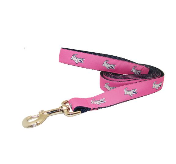 Nola Gator Dog Leash/Pink