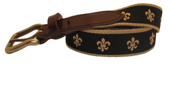 Fleur de Lis Dog Leash