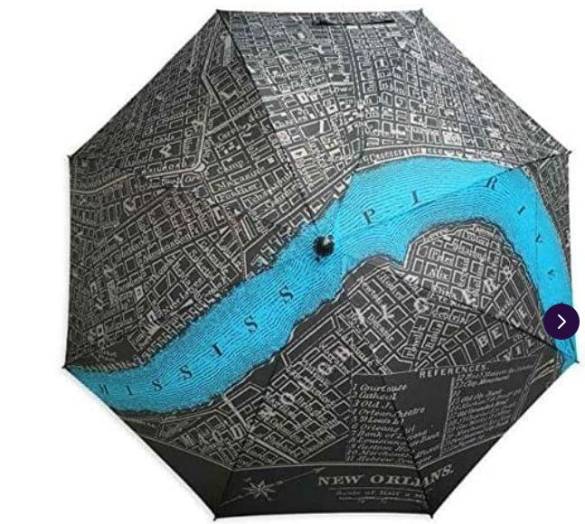 Map Umbrella, Color: Black