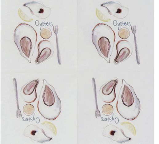 Oysters Cocktail Napkins 50pk