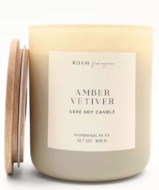 Roam Travel Candle Collection, Attribute: Amber Vetiver