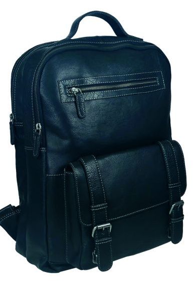 Leather Backpack/Zipper