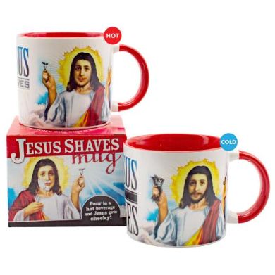 Jesus Shaves Mug