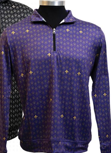 FDL Purple and Gold Quarter Zip