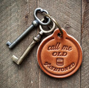 Call Me Old Fashioned Keychain