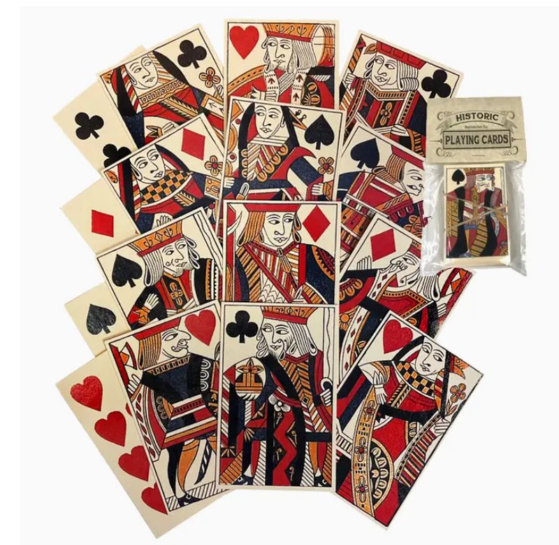 18th Century Colonial Playing Cards