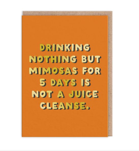 Mimosa Greeting Card