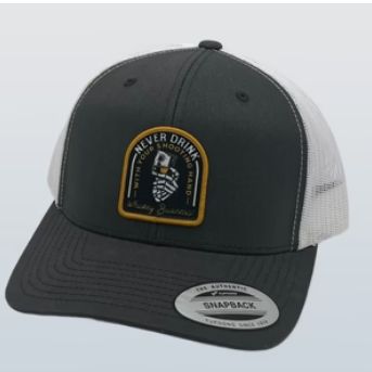 Shooting Hand Cap, Color: Char/Wht