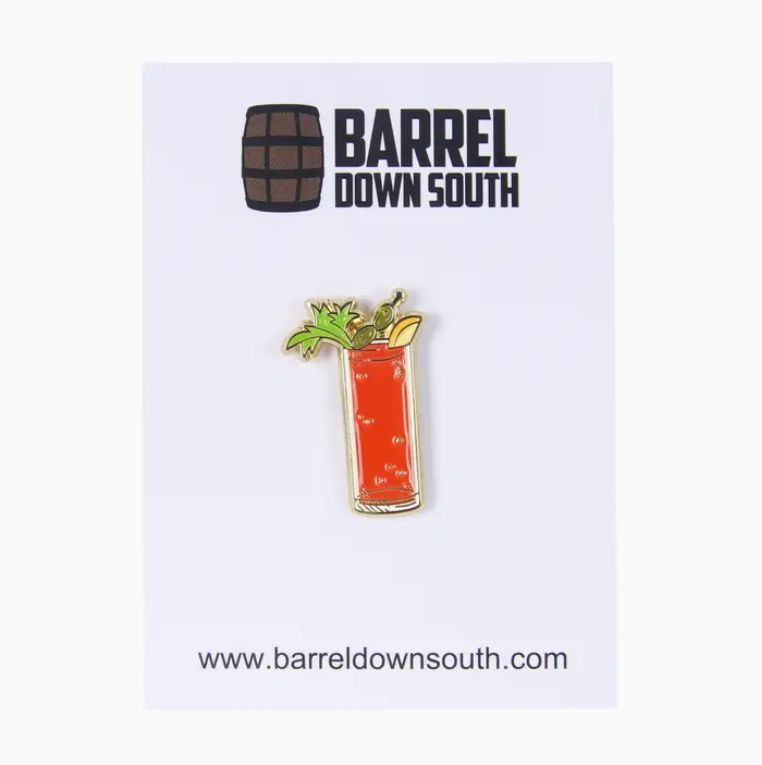 Barrel Down South Lapel Pin