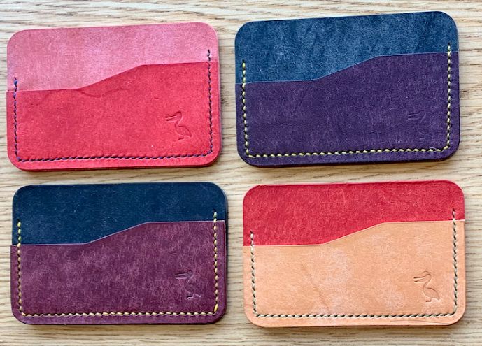 Pelican Leather Card Holder