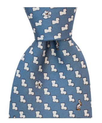 Louisiana Tie, Color: Blue