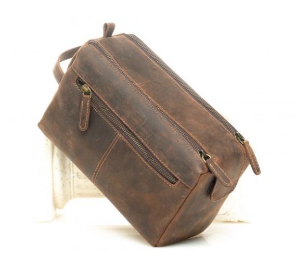 Leather Toiletry Kit - 16304, Attribute: 16304