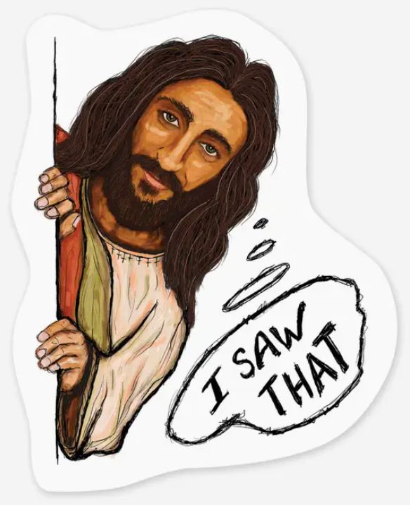 Nice Enough Stickers, Attribute: I Saw That