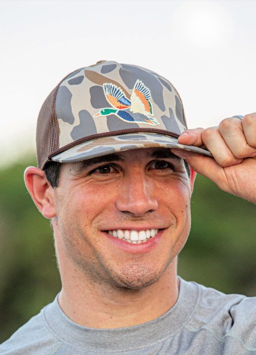 Retro Camo Duck Cap, Size: Classic