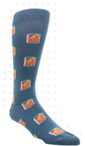 Sazerac Motif Sock