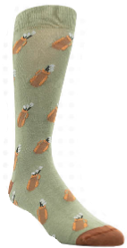 Caddie Motif Sock