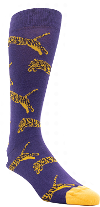 Tiger Motif Sock