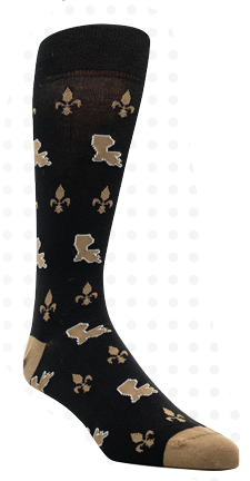 LA State Motif Sock