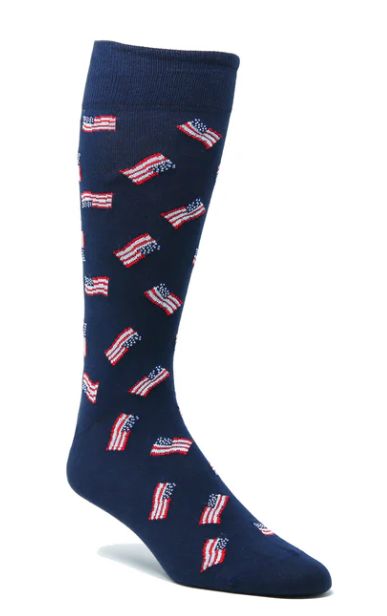 Tossed American Motif Sock