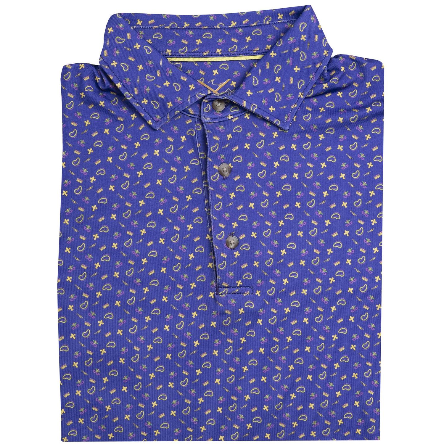 Mardi Gras Beads Polo, Size: Small