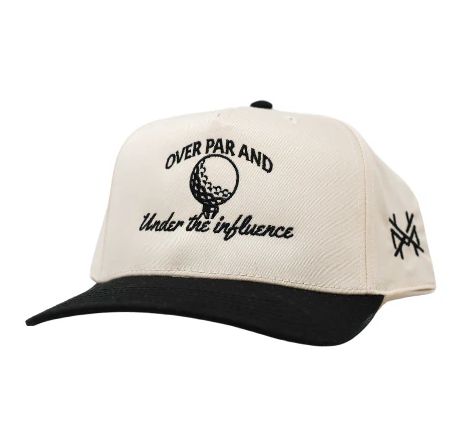Over Par and Under The Influence, Color: Retro Black/Natural
