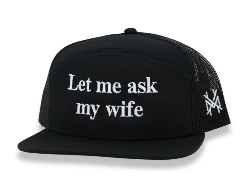 Let Me Ask My Wife, Color: Black