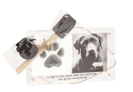 Paw Print Keepsake Frame