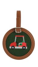 Needlepoint Golf Bag Tags, Type: Golf Cart