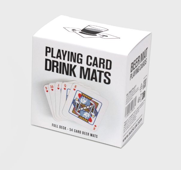 Playing Card Drink Mats