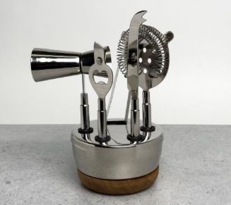 Aluminum &amp; Wood Bar Tools