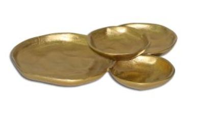 Gold 4 Plate Cluster