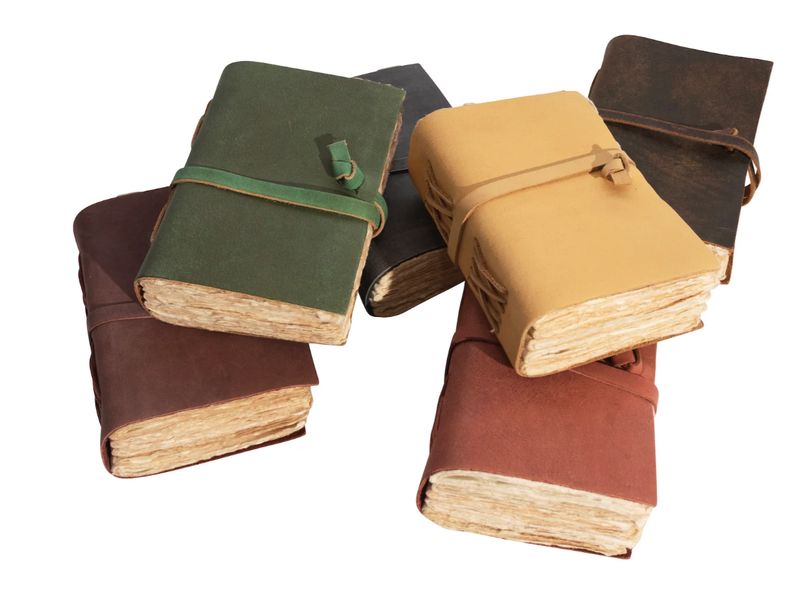 1st Edition Mini Leather Wrap Journals
