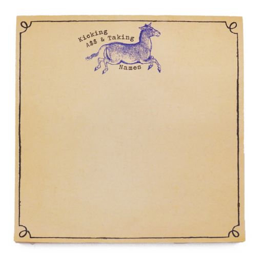 Square Notepad, Attribute: Kicking Donkey