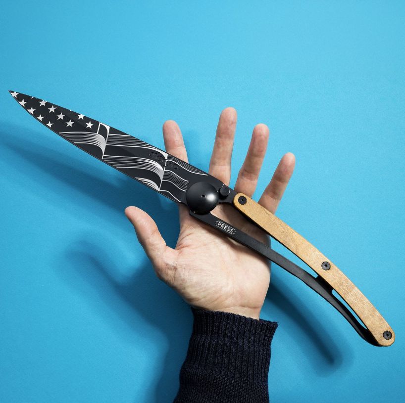 Stars and Stripes Olive Wood 390g