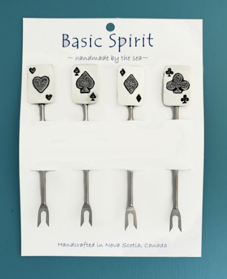 Card Suits Picks - Set of 4