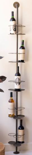 Metal Wall Wine Rack