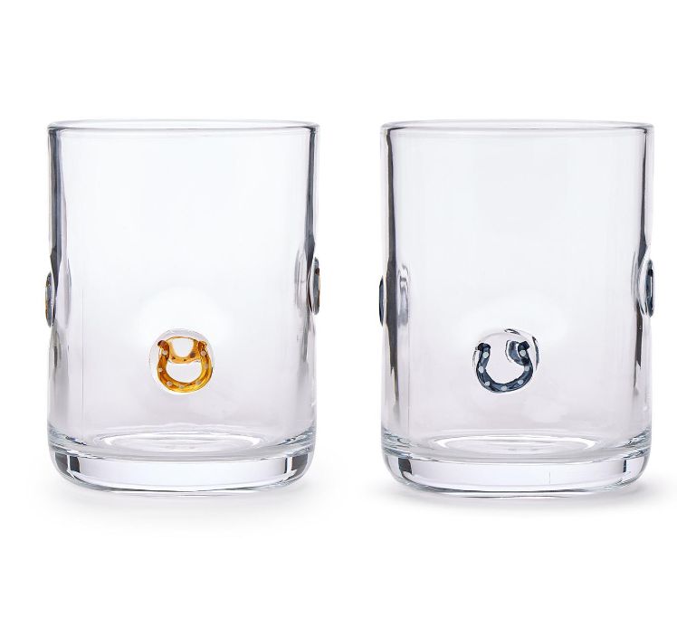 Horseshoe Double Old Fashion Glass