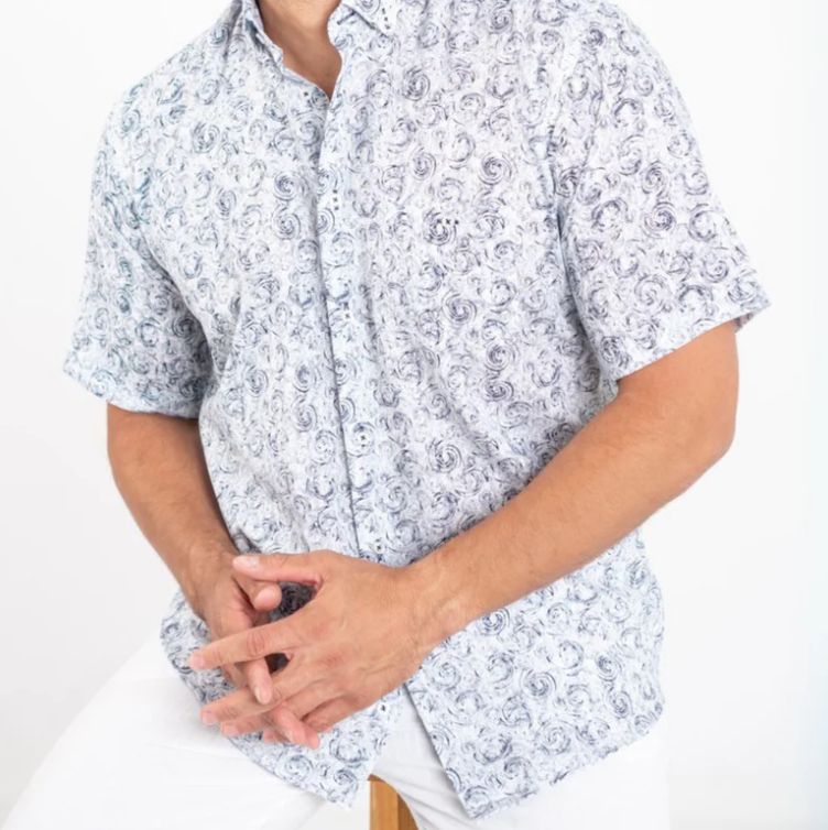 Wave Button Down, Size: Small